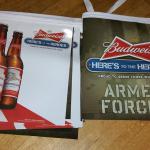 bud armed forces pennants-$10