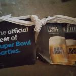 bud light superbowl 53 pennant-20'-$15