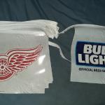 bud light red wings pennants-$10