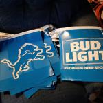 bud light detroit lions pennants-20'-$10