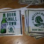 rolling rock pennants-$10