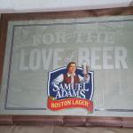 sam adams large mirror-41x31-$125