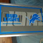 bud light detroit lions mirror-33x21-$80