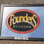 founders brewery mirror-26x21-$80