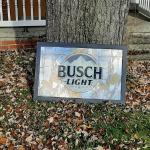 busch light outdoors -35x23-$80