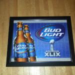 bud light superbowl 49- 30x24-$60