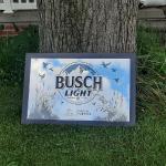 busch light ducks unlimited- 35x23-$125