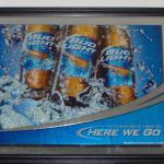 bud light here we go mirror-36x24-$45