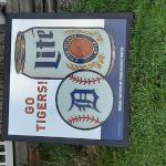 miller llte go tigers mirror-32x32-$125