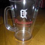 bud tigers plastic pitcher-$5