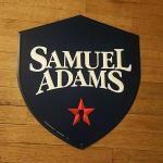 sam adams crest tin- 19x17-$20