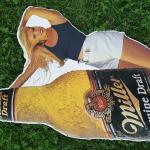 miller genuine draft girl tin-36x20-$25