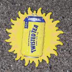 twisted tea sun tin-18" round- $20