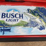 busch light fishing tin-24x15-$45