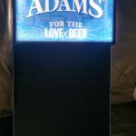 sam adams light up dry erase board-32x16-$100