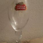 stella atrois beer glasses-$4