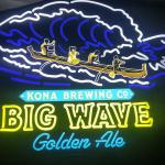 kona brewing co big wave light uo- 30x24-$150