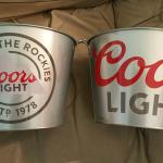 coors light beer bucket-$15
