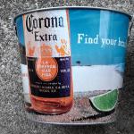 corona find your beach beer bucket-$10