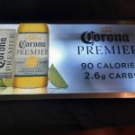 corona premier light up sign-28x14-$100