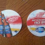 red wings coasters-125 for $10