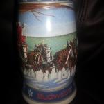 bud 1995 holiday stein-$10